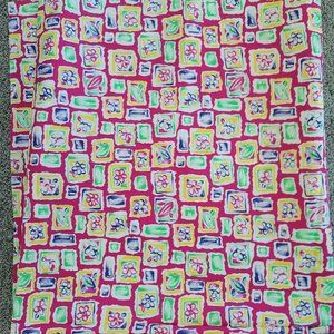 Unbranded  Retro  Cotton  Fabric Panel  58" X 2 3/4 yards